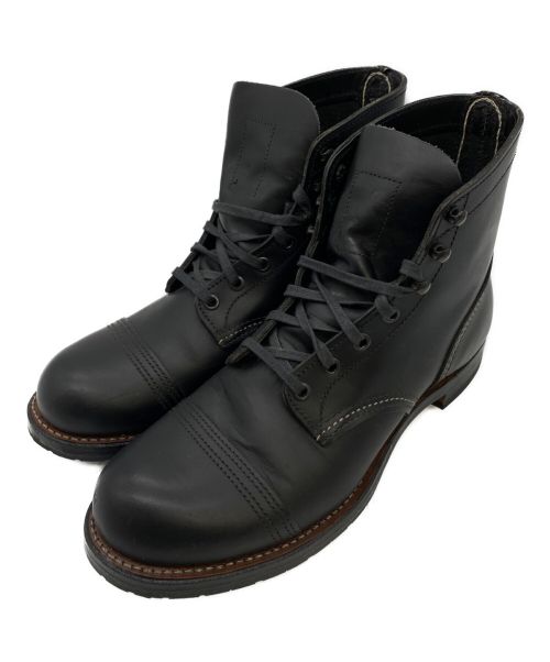 RED WING（レッドウィング）RED WING (レッドウィング) 9218 スティールトゥブーツ ブラック サイズ:27.0cmの古着・服飾アイテム