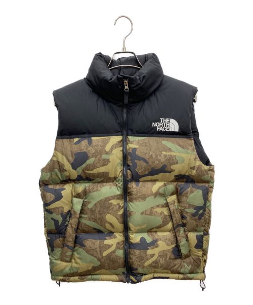 THE NORTH FACE（ザ ノース フェイス）THE NORTH FACE (ザ ノース フェイス) ノベルティーヌプシベスト カーキ サイズ:Sの古着・服飾アイテム