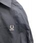 中古・古着 FRED PERRY (フレッドペリー) RAF SIMONS (ラフシモンズ) バックパッチオーバーサイズシャツ ブラック サイズ:M：12800円