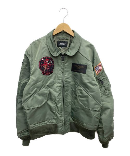 AVIREX（アヴィレックス）AVIREX (アヴィレックス) CWU 36P VX-31 TOPGUN フライトジャケット グリーン サイズ:2XLの古着・服飾アイテム