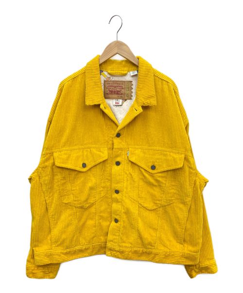 LEVI'S（リーバイス）LEVI'S (リーバイス) SIMPSONS (シンプソンズ) Simpsonsコラボコーデュロイジャケット イエロー サイズ:XLの古着・服飾アイテム