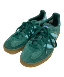 adidas（アディダス）の古着「GAZELLE INDOOR」｜グリーン×スカイブルー