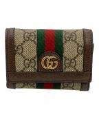 GUCCIグッチ）の古着「オフィディア 3つ折り財布」