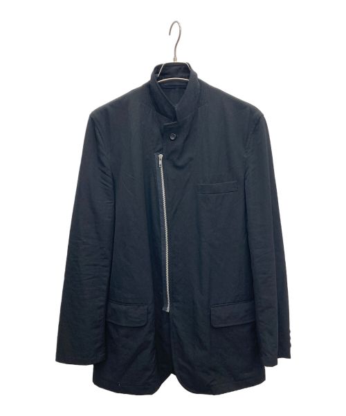 COMME des GARCONS HOMME（コムデギャルソン オム）COMME des GARCONS HOMME (コムデギャルソン オム) ジップテーラードジャケット ブラック サイズ:Mの古着・服飾アイテム