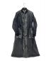 BLACK COMME des GARCONS（ブラック コムデギャルソン）の古着「シースルーロングコート」｜ブラック