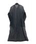 BLACK COMME des GARCONS (ブラック コムデギャルソン) シースルーロングコート ブラック サイズ:L：21000円