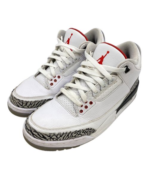 NIKE（ナイキ）NIKE (ナイキ) AIR JORDAN 3 RETRO Free Throw Line White Cement ホワイト サイズ:28 cmの古着・服飾アイテム