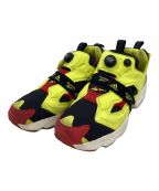 REEBOKリーボック）の古着「INSTAPUMP FURY BOOST」｜イエロー×ブラック×レッド