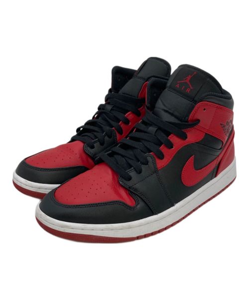 NIKE（ナイキ）NIKE (ナイキ) AIR JORDAN 1 MID レッド×ブラック サイズ:US10.5の古着・服飾アイテム