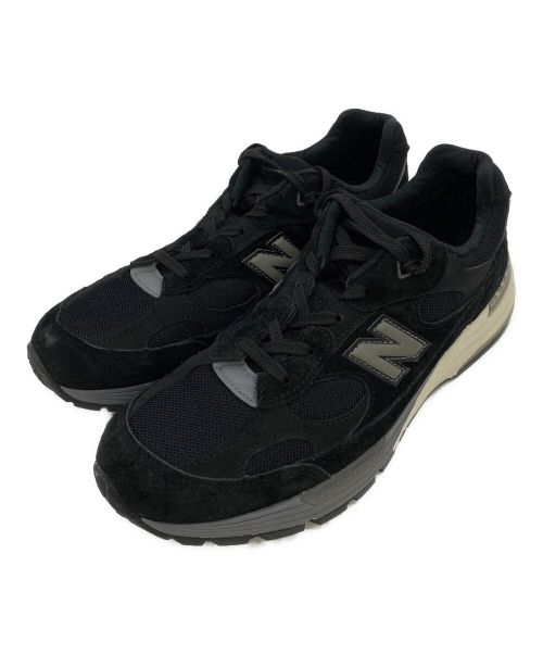 NEW BALANCE（ニューバランス）NEW BALANCE (ニューバランス) M992BL ブラック×ホワイト サイズ:UK 08 1/2の古着・服飾アイテム