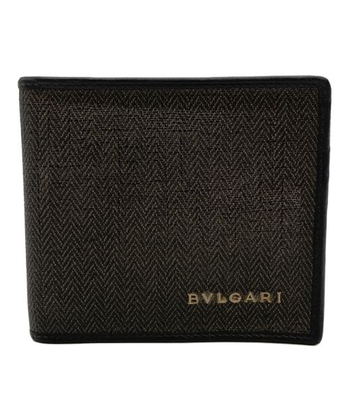 BVLGARI（ブルガリ）BVLGARI (ブルガリ) ウィークエンド 2つ折り財布 ブラックの古着・服飾アイテム