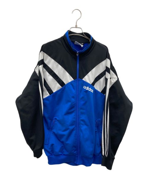 adidas（アディダス）adidas (アディダス) トラックジャケット ブルー×ブラック サイズ:Ｆの古着・服飾アイテム