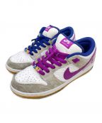 NIKE SB×Rayssa Lealナイキエスビー×ライッサ・レアウ）の古着「DUNK LOW PRM」｜ホワイト×パープル