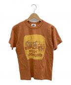 TOYS MCCOY×WOODY WOODPECKERトイズマッコイ×）の古着「ウッディーウッドペッカー プリントTシャツ」｜ベージュ