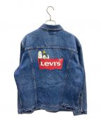 LEVI'S×PEANUTSリーバイス×ピーナッツ）の古着「スヌーピーコラボ デニムジャケット」｜インディゴ