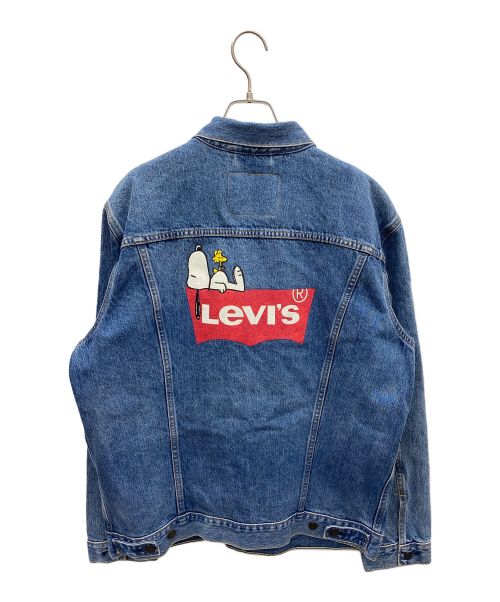 LEVI'S（リーバイス）LEVI'S (リーバイス) PEANUTS (ピーナッツ) スヌーピーコラボ デニムジャケット インディゴ サイズ:XL 未使用品の古着・服飾アイテム