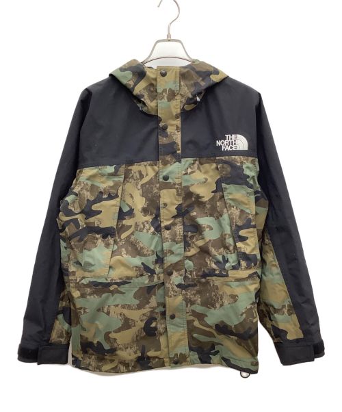 THE NORTH FACE（ザ ノース フェイス）THE NORTH FACE (ザ ノース フェイス) ノベルティマウンテンライトジャケット ブラック×ブラウン サイズ:Lの古着・服飾アイテム