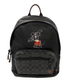 COACH×DISNEY（コーチ×ディズニー）の古着「リュック」｜ブラック×グレー