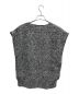 RIM.ARK (リムアーク) Melange knit vest ホワイト×ブラック サイズ:FREE 未使用品：10000円