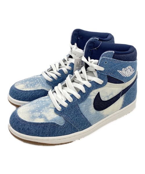 NIKE（ナイキ）NIKE (ナイキ) AIR JORDAN 1 RETRO HIGH OG Denim インディゴ×ホワイト サイズ:㎝ 27.5 未使用品の古着・服飾アイテム