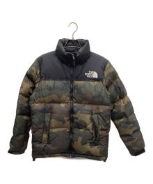 THE NORTH FACE（ザ ノース フェイス）の古着「ダウンジャケット」｜ブラック×カーキ×オリーブ