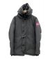 CANADA GOOSE（カナダグース）の古着「Jasper Parka(ジャスパーパーカ)」｜グレー×ブラック