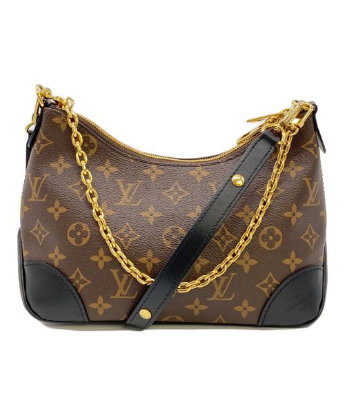 LOUIS VUITTON（ルイ ヴィトン）LOUIS VUITTON (ルイ ヴィトン) ブーローニュ NM ショルダーバッグ ブラウン×ブラックの古着・服飾アイテム