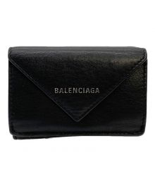 BALENCIAGA（バレンシアガ）の古着「ペーパー ミニウォレット」｜グリーン