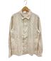 KITH（キス）の古着「Paisley Jacquard Thompson Camp Collar Shirt」｜ベージュ