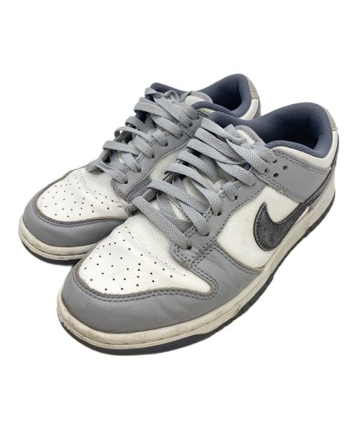 NIKE（ナイキ）NIKE (ナイキ) Dunk Low Retro SE ホワイト×グレー サイズ:㎝ 26の古着・服飾アイテム