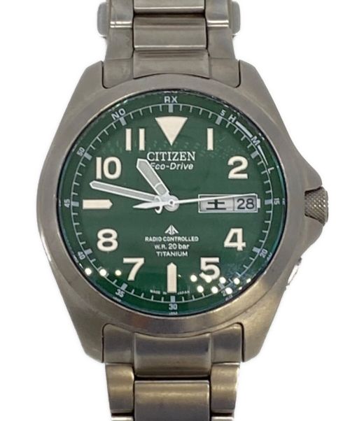 CITIZEN（シチズン）CITIZEN (シチズン) プロマスター LAND エコ・ドライブ グリーンの古着・服飾アイテム