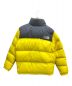 THE NORTH FACE (ザ ノース フェイス) ヌプシジャケット イエロー×ブラック サイズ:XL：15000円