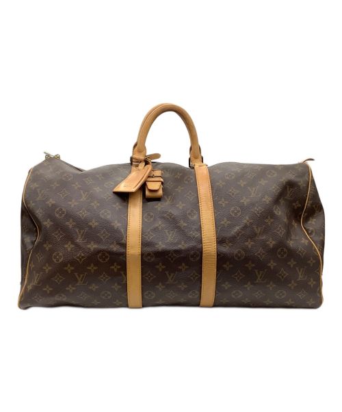 LOUIS VUITTON（ルイ ヴィトン）LOUIS VUITTON (ルイ ヴィトン) トラベルバッグ モノグラム キーポル55 ブラウンの古着・服飾アイテム