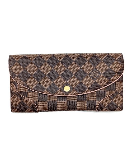 LOUIS VUITTON（ルイ ヴィトン）LOUIS VUITTON (ルイ ヴィトン) 長財布 ダミエ ブラウンの古着・服飾アイテム