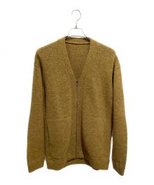 crepuscule（クレプスキュール）の古着「Whole Garment V/N Zip Cardigan」｜ブラウン