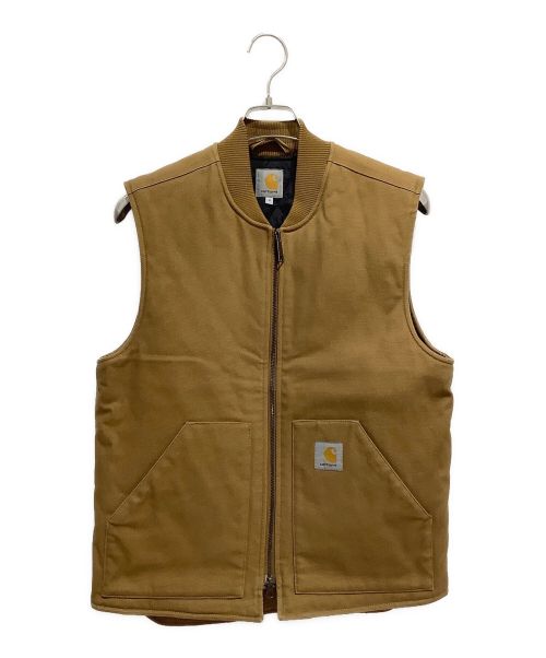 CarHartt（カーハート）CarHartt (カーハート) クラシックベスト ブラウン サイズ:Mの古着・服飾アイテム