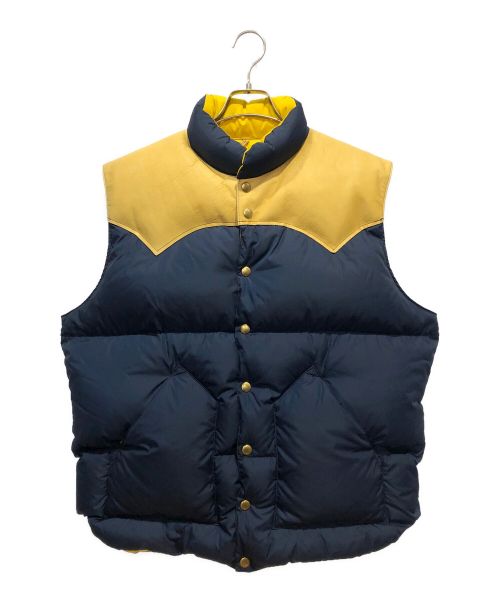 RockyMountainFeatherBed（ロッキーマウンテンフェザーベッド）RockyMountainFeatherBed (ロッキーマウンテンフェザーベッド) Christy Vest ネイビーィエロー サイズ:46 未使用品の古着・服飾アイテム