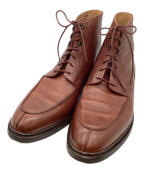 PARABOOT（パラブーツ）PARABOOT (パラブーツ) Uチップブーツ ブラウン サイズ:7の古着・服飾アイテム