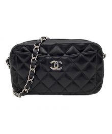 CHANEL（シャネル）の古着「チェーンショルダーショルダーバッグ」｜ブラック