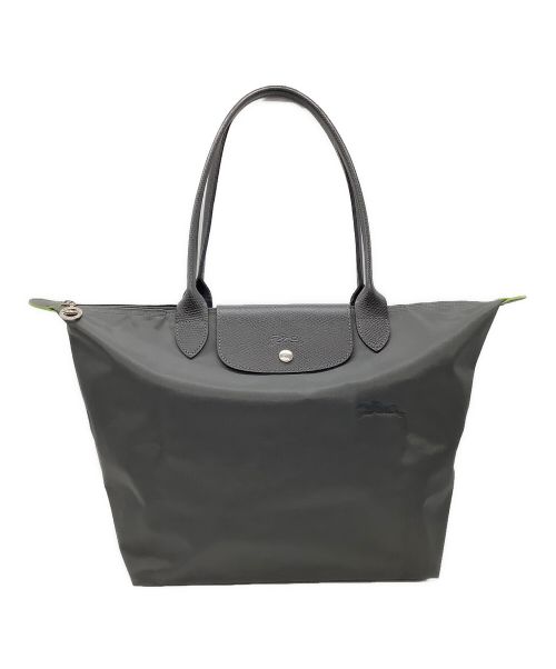 LONGCHAMP（ロンシャン）LONGCHAMP (ロンシャン) ショルダーバッグL グレーの古着・服飾アイテム