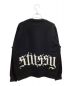 stussy (ステューシー) Gothic Sweater ブラック×ホワイト サイズ:S：12800円