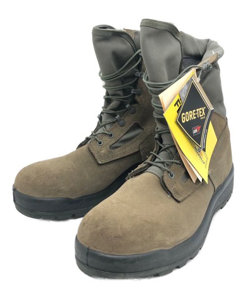 Belleville Shoe（ベルビル）Belleville Shoe (ベルビル) AFTW GORE-TEX コンバットブーツ グレー サイズ:US13 未使用品の古着・服飾アイテム