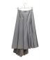 LE CIEL BLEU (ルシェルブルー) Asymmetric Pleated Skirt グレー サイズ:S：4800円