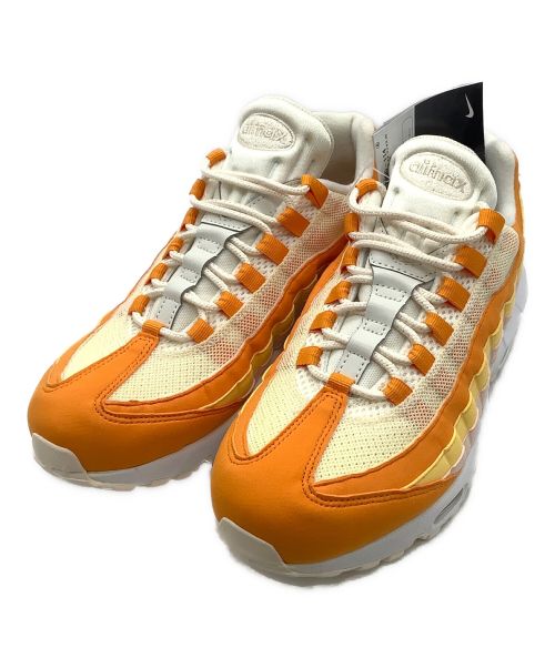 NIKE（ナイキ）NIKE (ナイキ) スニーカー WMNS AIR MAX95 オレンジ×ホワイト サイズ:cm27.5の古着・服飾アイテム