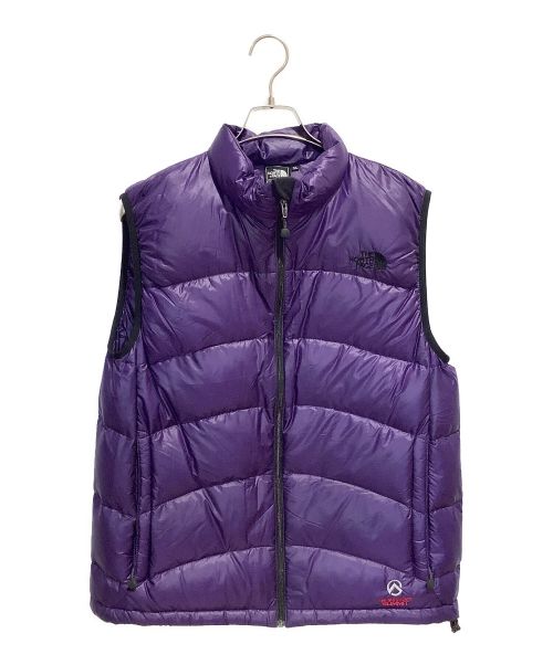 THE NORTH FACE（ザ ノース フェイス）THE NORTH FACE (ザ ノース フェイス) ACONCAGUA VEST パープル サイズ:XLの古着・服飾アイテム