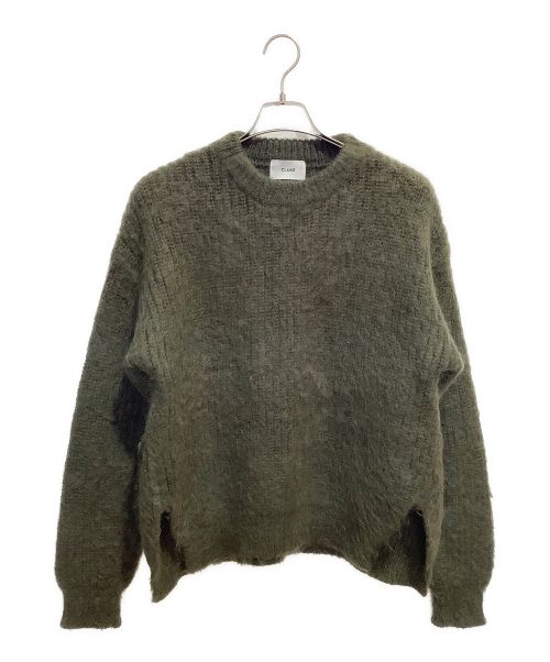 CLANE（クラネ）CLANE (クラネ) VOLUME SHAGGY MOHAIR KNIT グレー サイズ:FREEの古着・服飾アイテム