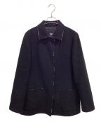 BURBERRY LONDONバーバリーロンドン）の古着「カシミヤ混ウールジャケット」｜ブラック