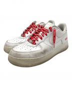 NIKE×SUPREMEナイキ×シュプリーム）の古着「AIR FORCE1 LOW」｜ホワイト×レッド