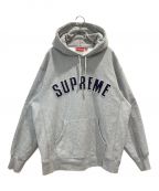 SUPREMEシュプリーム）の古着「21AW Pearl Logo Hooded Sweatshirt」｜グレー