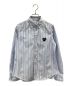 PLAY COMME des GARCONS（プレイ コムデギャルソン）の古着「2013 Striped SHIRT（BLOUSE）」｜ブルー×ホワイト